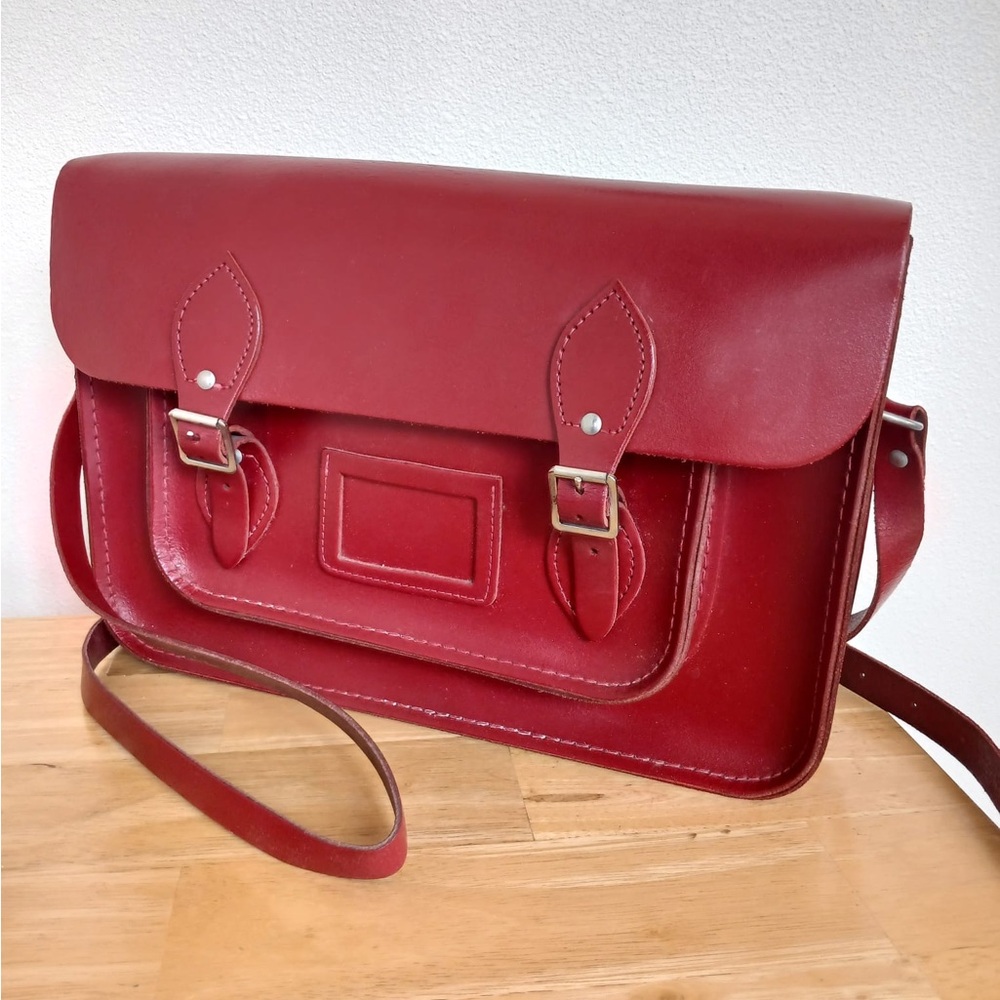 Red Cambridge Satchel